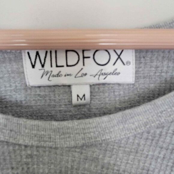 Wildfox Couture Perry Basic Thermal T-Shirt Medium - Picture 5 of 7